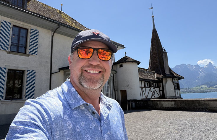 Jeffrey McBride in Switzerland